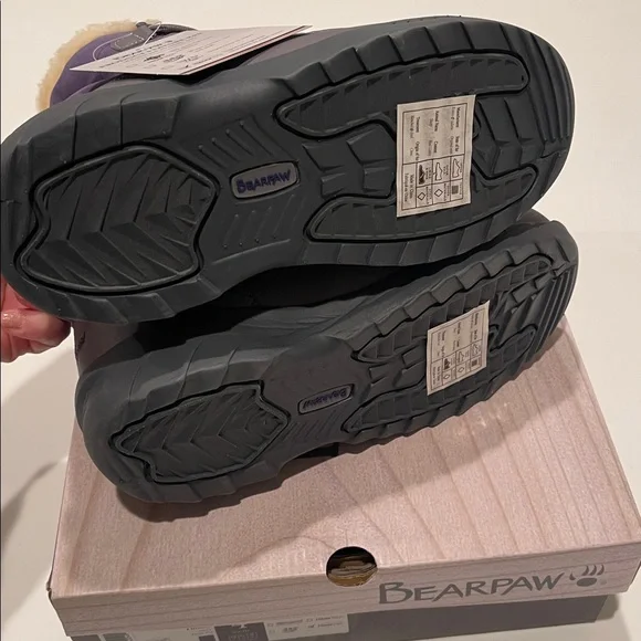 NEW with tags BearPaw Purple/Black Waterproof Boots - Picture 6 of 7